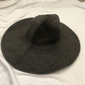 Cheap Monday black straw beach hat